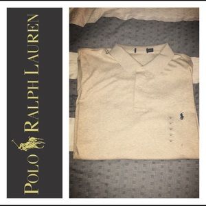 Men’s Ralph Lauren polo 4XL cream NWT